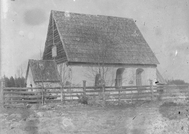 Kyrkås gamla kyrka 1908