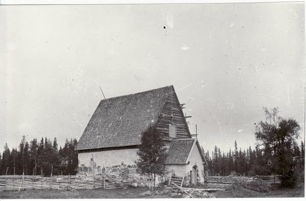 Kyrkås gamla kyrka 1908